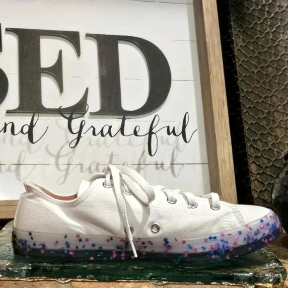 Converse Chuck Taylor All Star 'Confetti' Junior Sz 6 #670174F - Picture 4 of 9